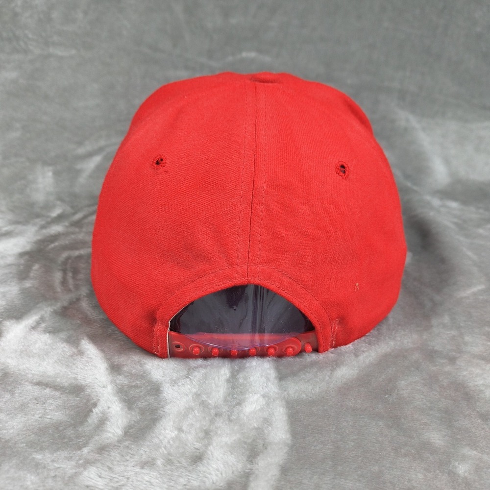 Vintage Ohio Hat Cap Red Script New Era Snapback Made In USA 80s 90s Embroidered - Picture 4 of 8